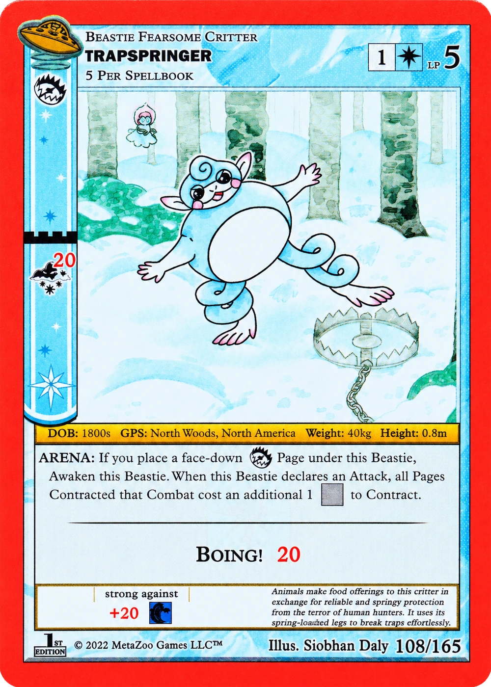Trapspringer 108/165 Non-Holo MetaZoo UFO