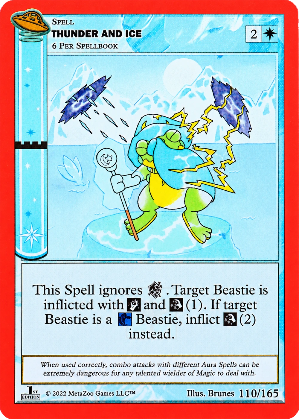 Thunder and Ice 110/165 Non-Holo MetaZoo UFO