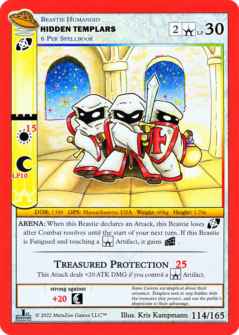 Hidden Templars 114/165 Non-Holo MetaZoo UFO