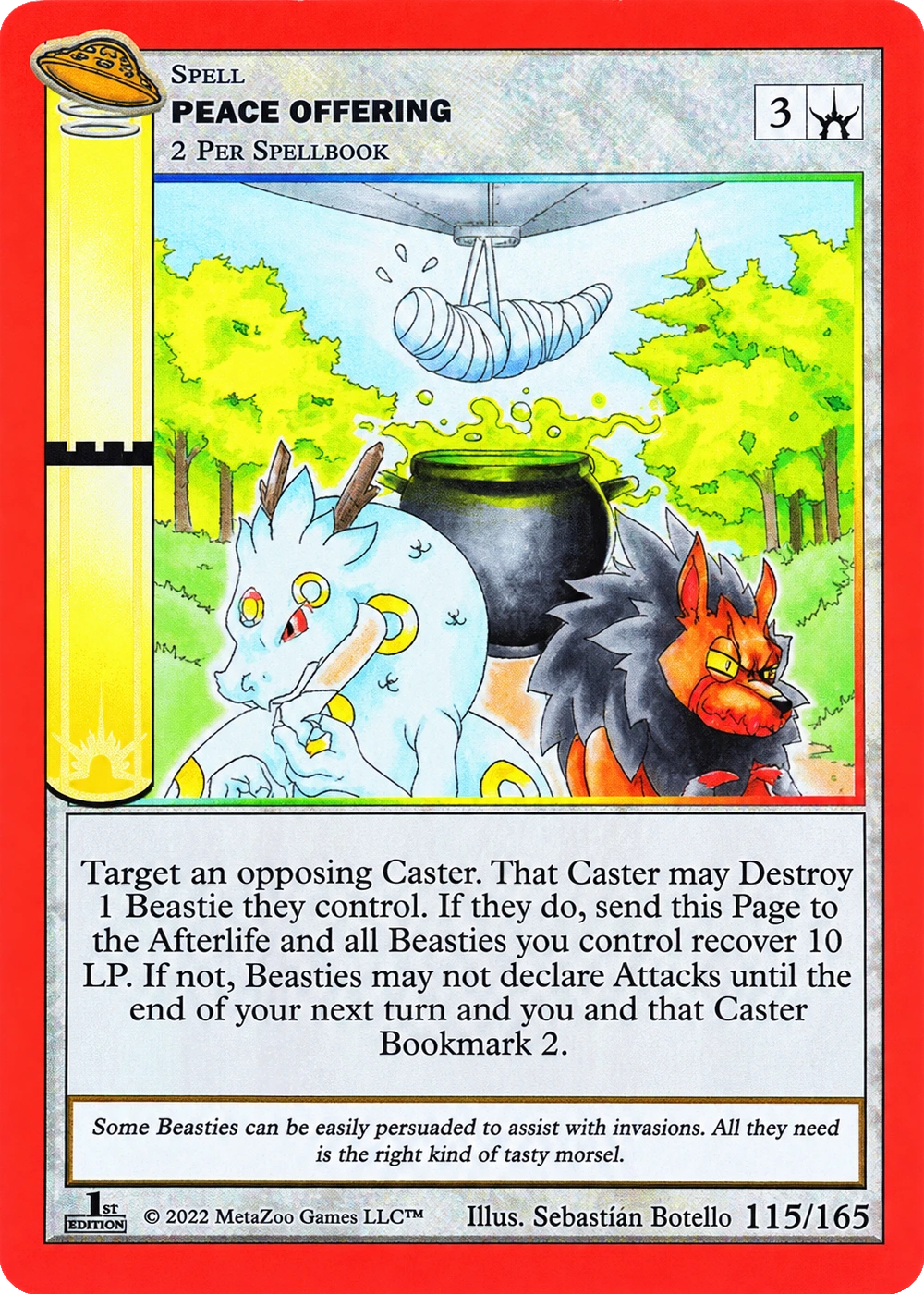 Peace Offering 115/165 Non-Holo MetaZoo UFO