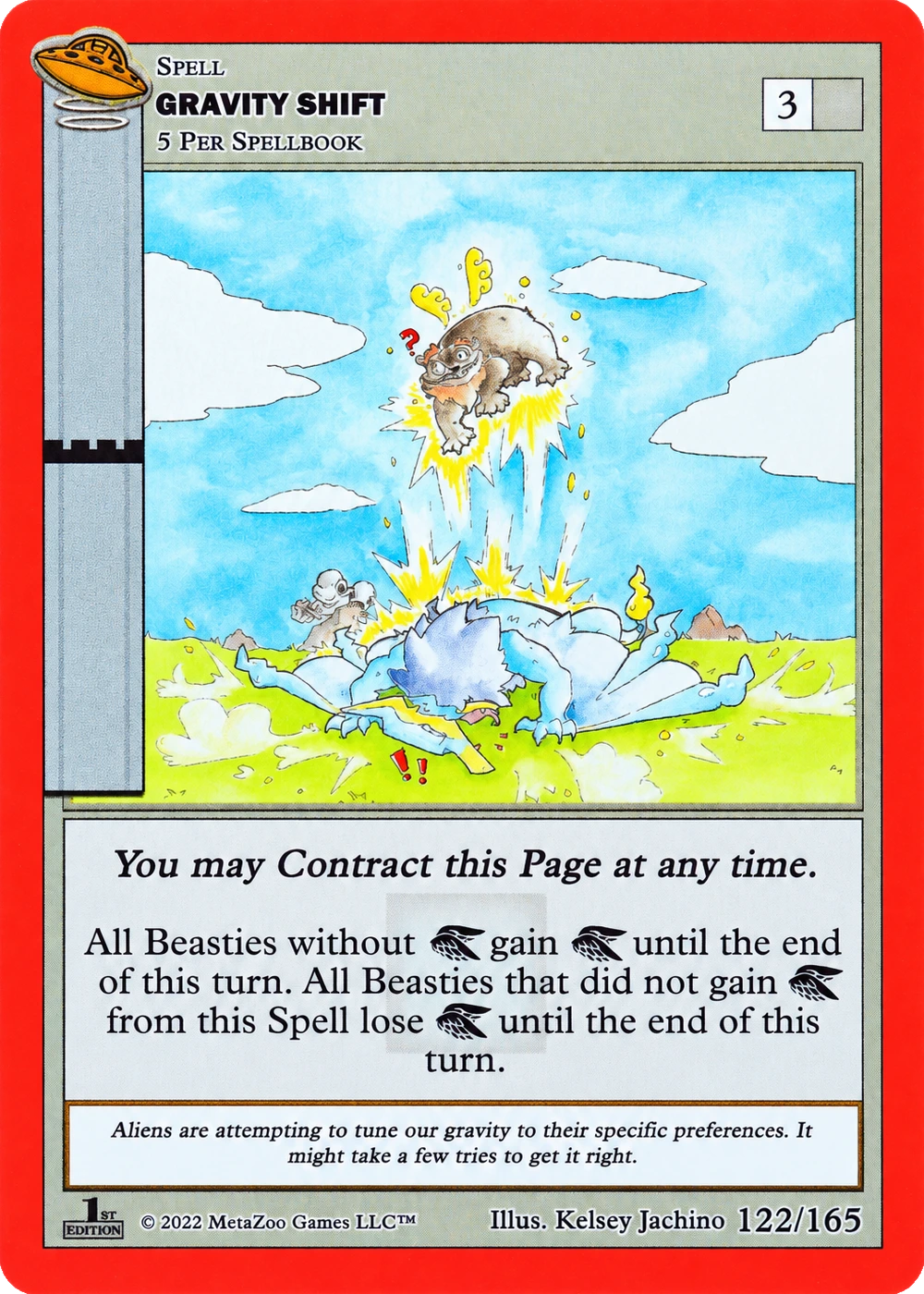 Gravity Shift 122/165 Non-Holo MetaZoo UFO