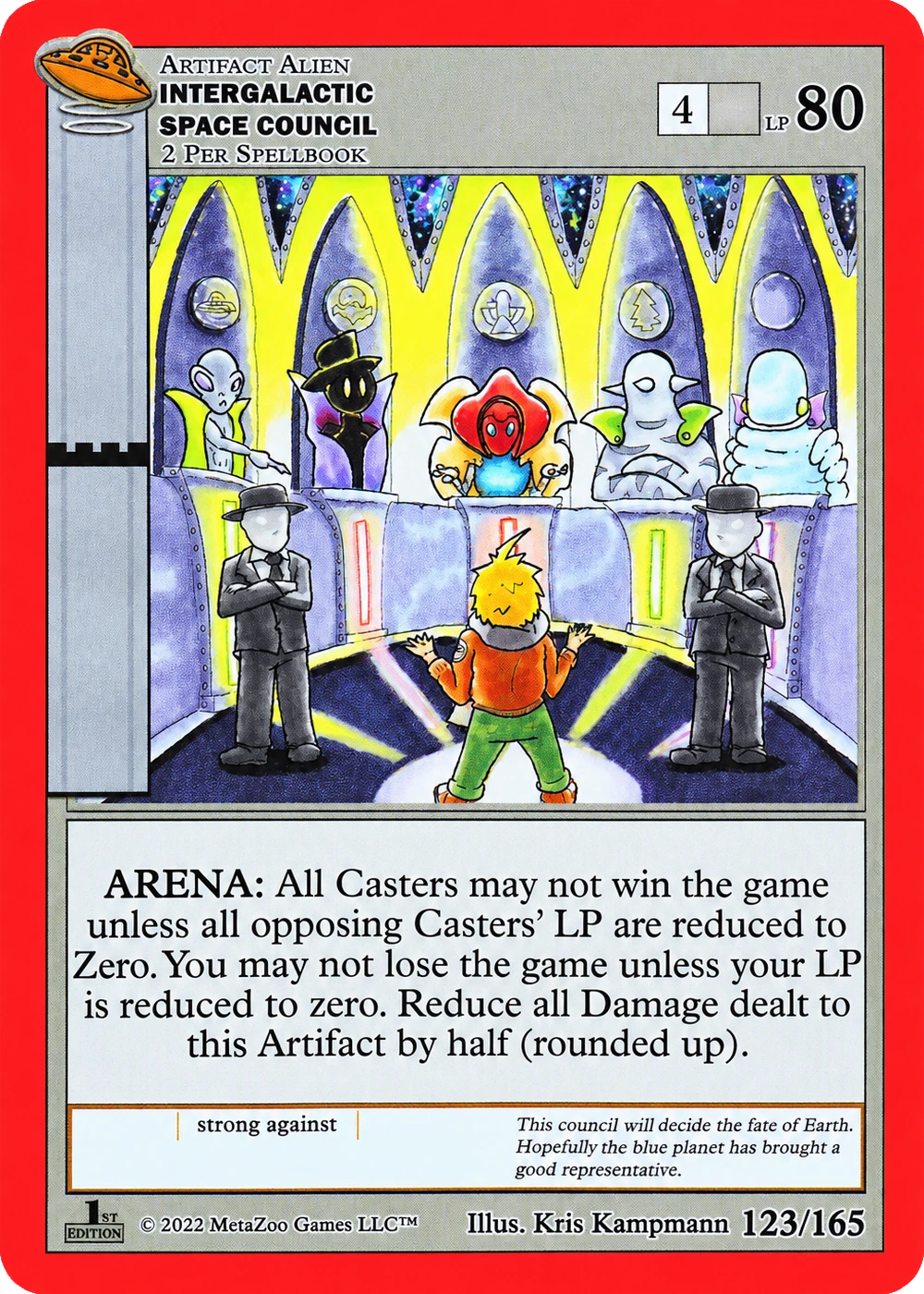 Intergalactic Space Council 123/165 Non-Holo MetaZoo UFO