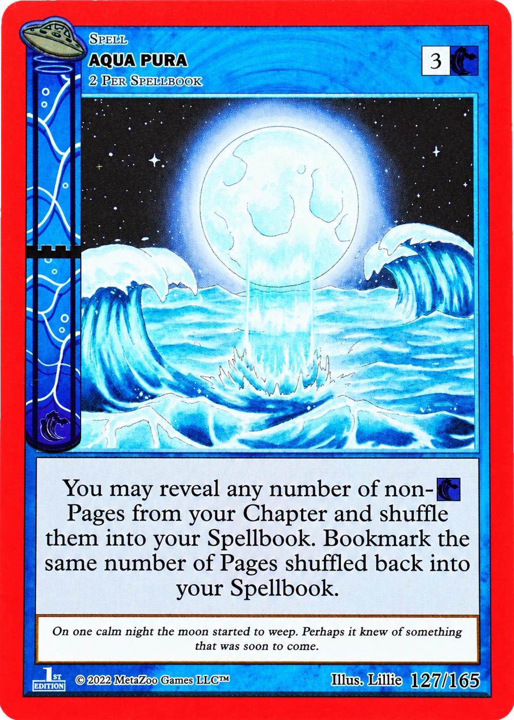 Aqua Pura 127/165 Non-Holo MetaZoo UFO