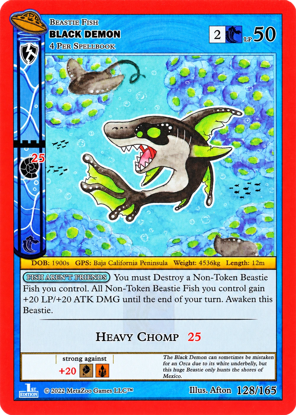 Black Demon 128/165 Non-Holo MetaZoo UFO