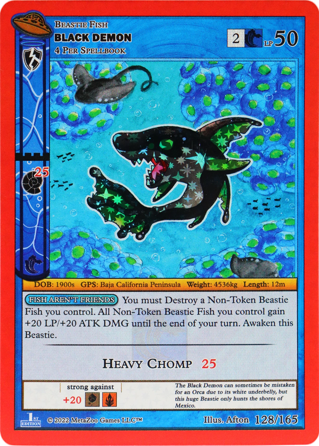 Black Demon 128/165 Reverse Holo MetaZoo UFO