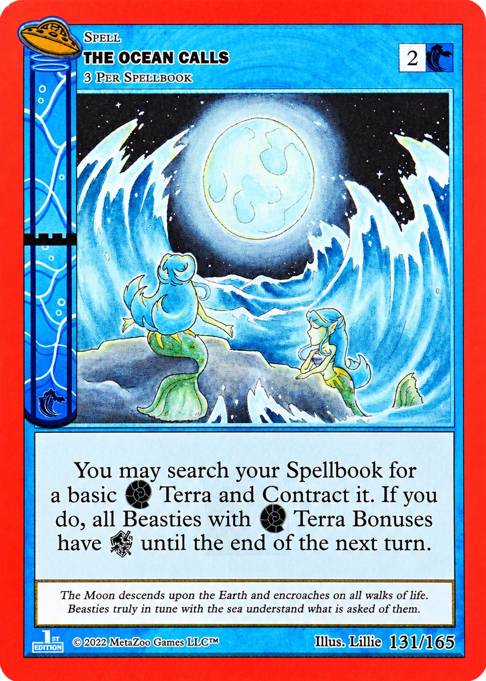 The Ocean Calls 131/165 Non-Holo MetaZoo UFO