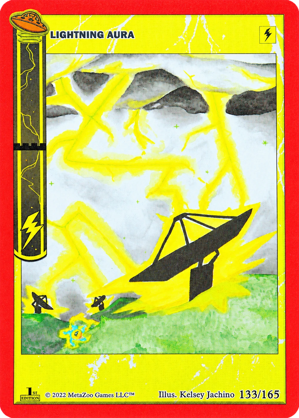 Lightning Aura 133/165 Non-Holo MetaZoo UFO