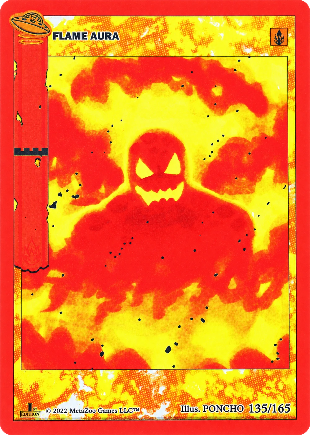 Flame Aura 135/165 Non-Holo MetaZoo UFO