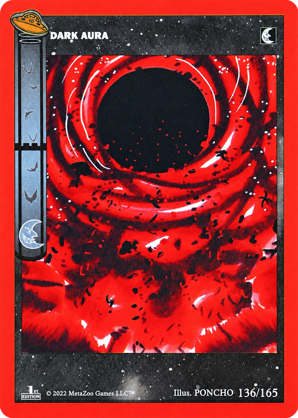 Dark Aura 136/165 Non-Holo MetaZoo UFO