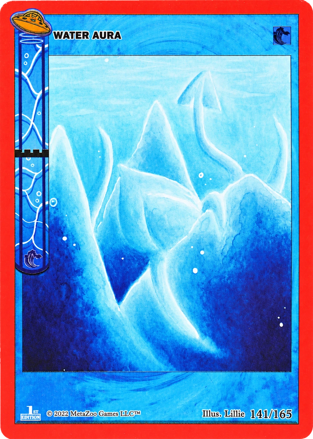 Water Aura 141/165 Non-Holo MetaZoo UFO