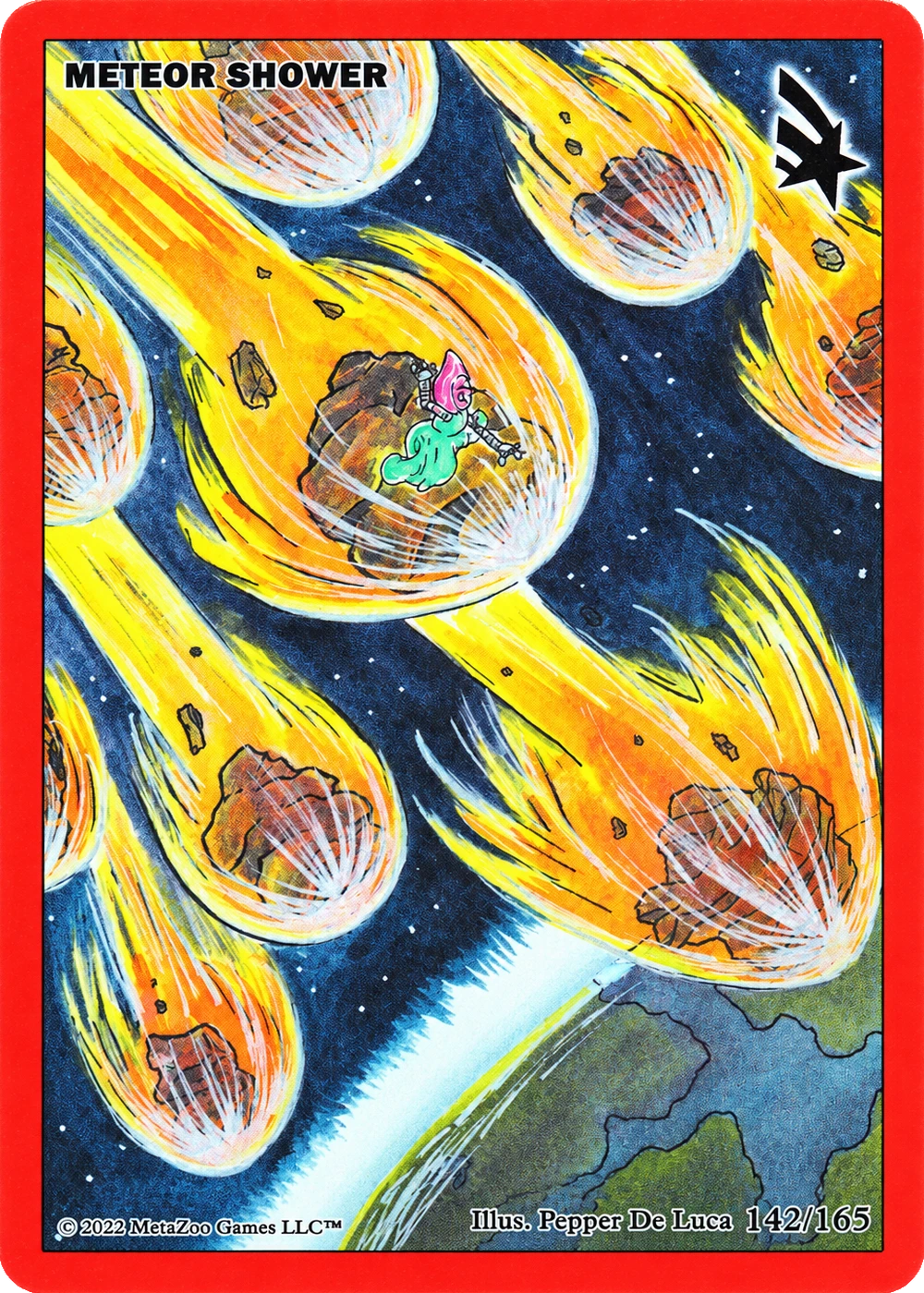 Meteor Shower 142/165 Non-Holo MetaZoo UFO