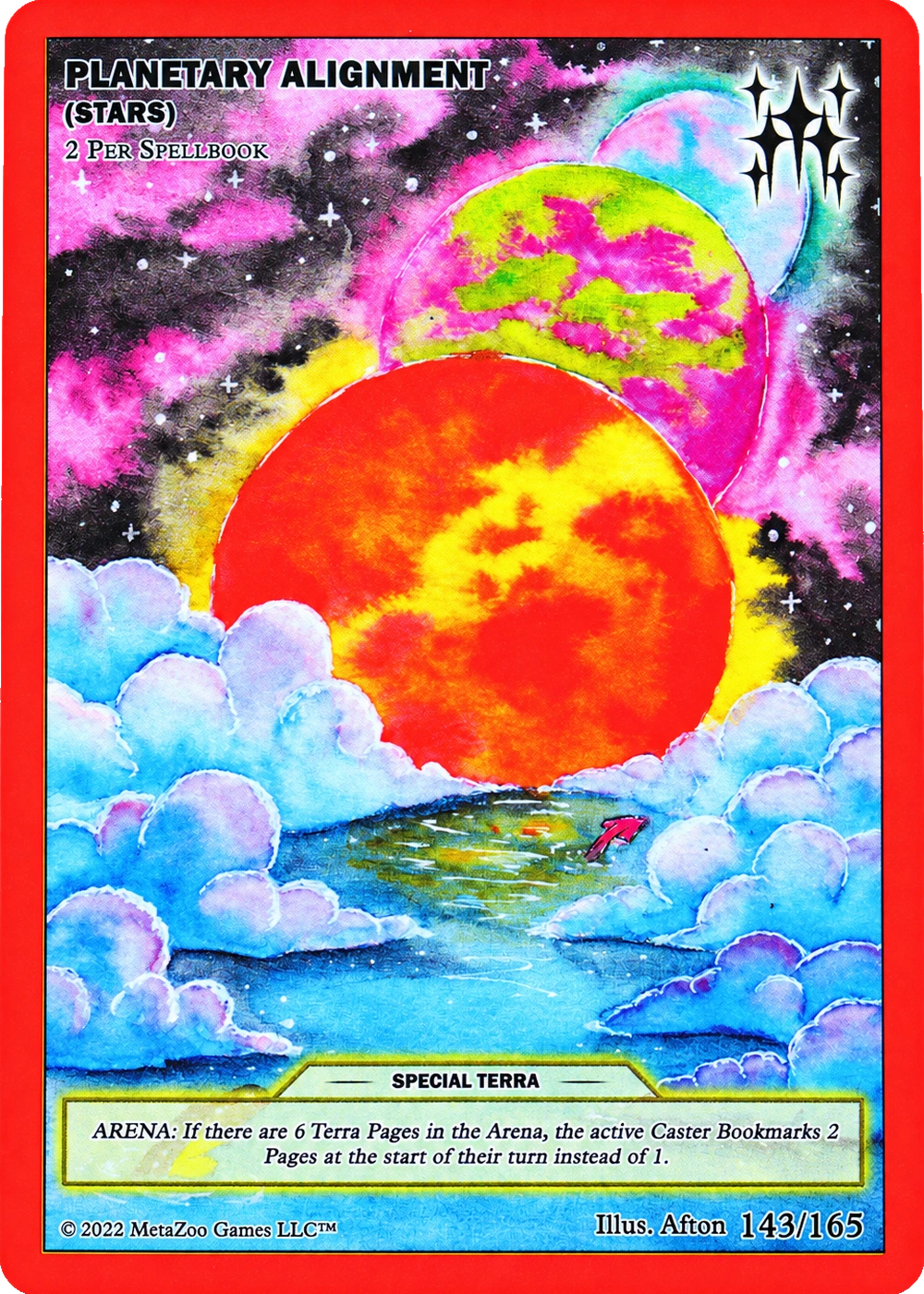 Planetary Alignment (Stars) 143/165 Non-Holo MetaZoo UFO