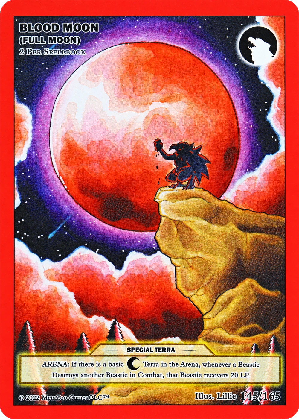 Blood Moon (Full Moon) 145/165 Non-Holo MetaZoo UFO
