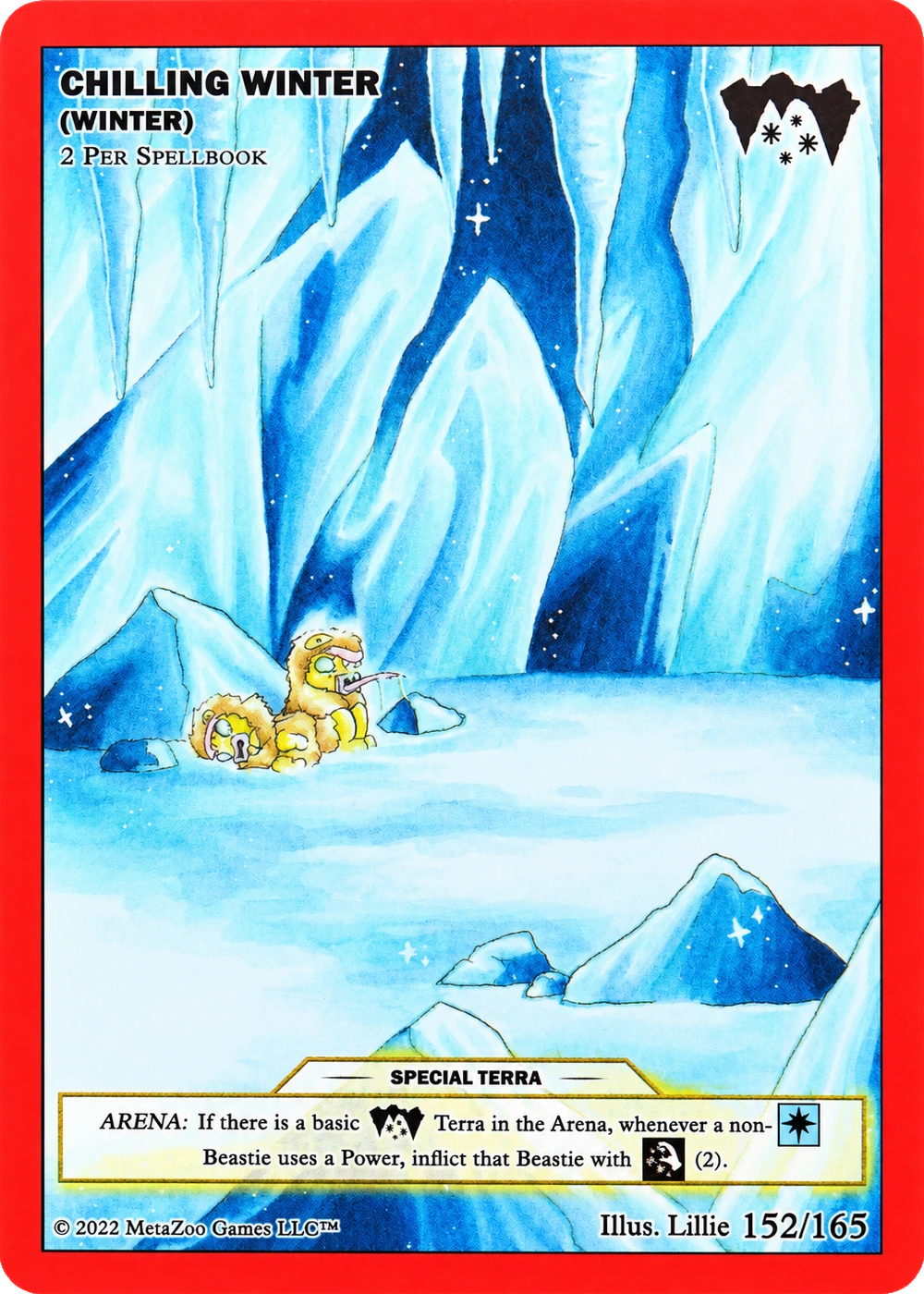 Chilling Winter (Winter) 152/165 Non-Holo MetaZoo UFO
