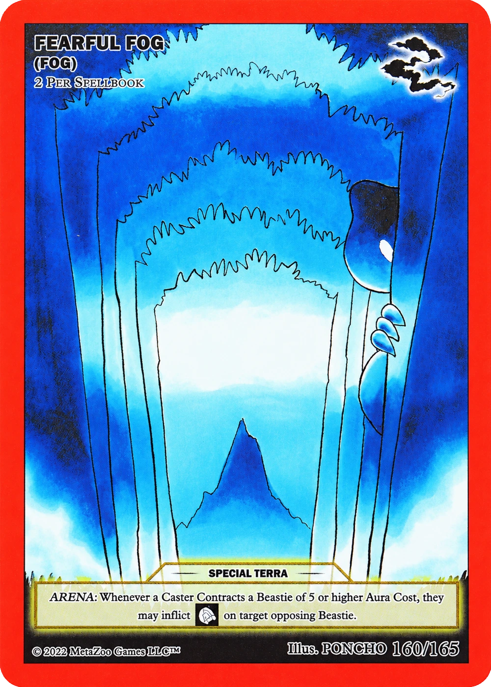 Fearful Fog (Fog) 160/165 Non-Holo MetaZoo UFO