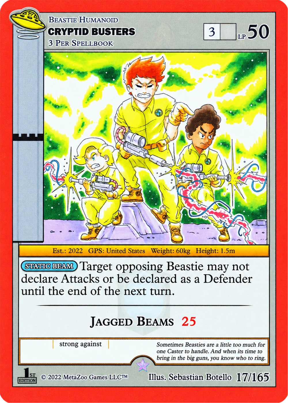 Cryptid Busters 17/165 Non-Holo MetaZoo UFO