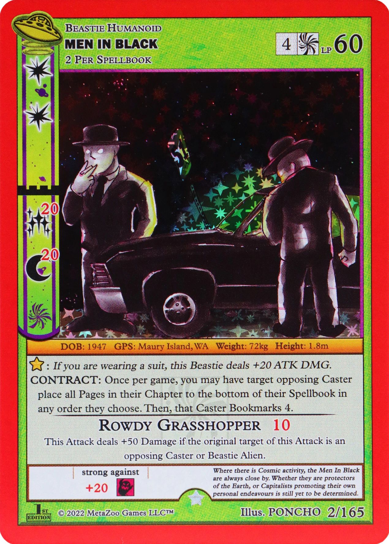 Men in Black 2/165 Full Holo MetaZoo UFO