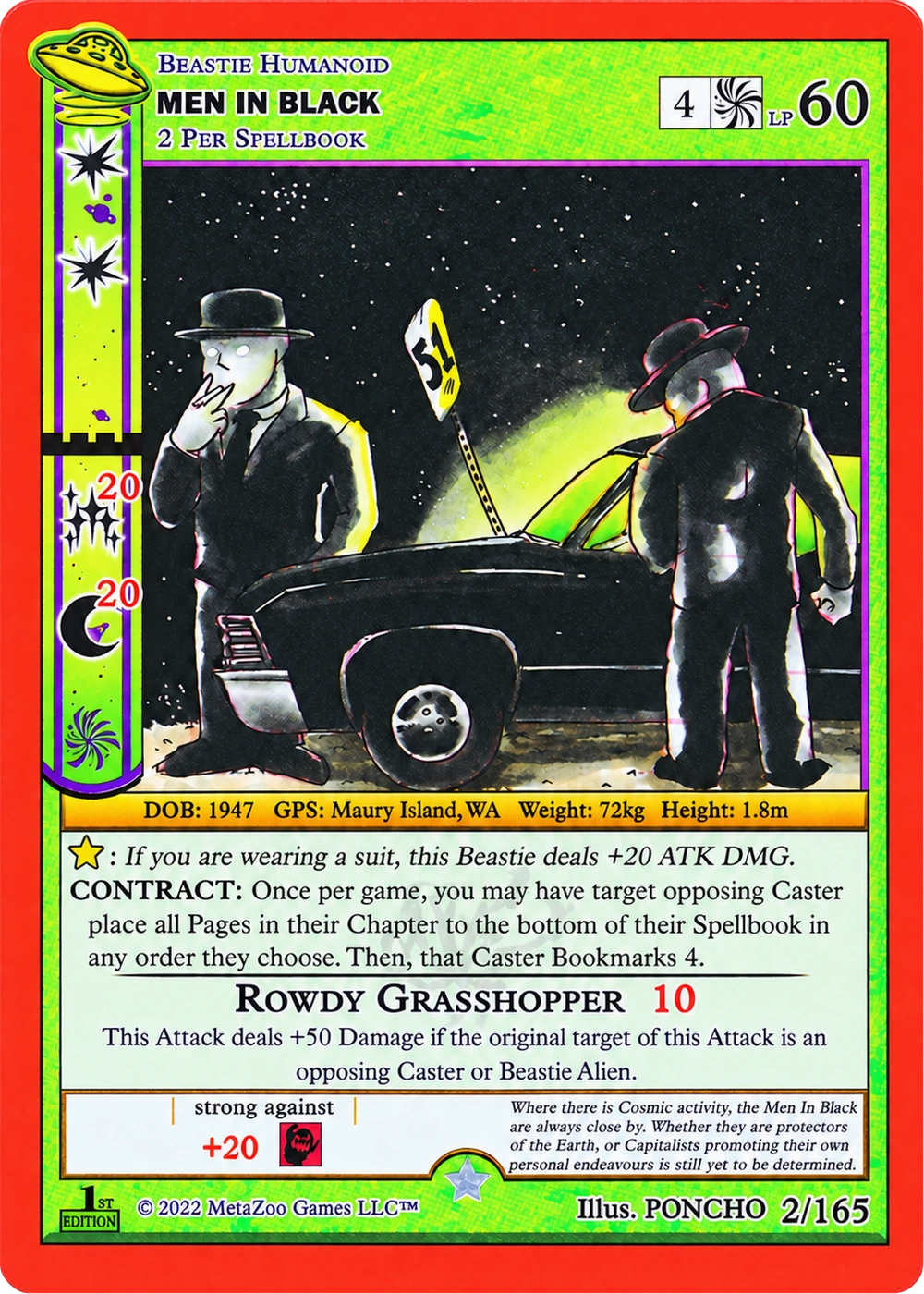 Men in Black 2/165 Non-Holo MetaZoo UFO
