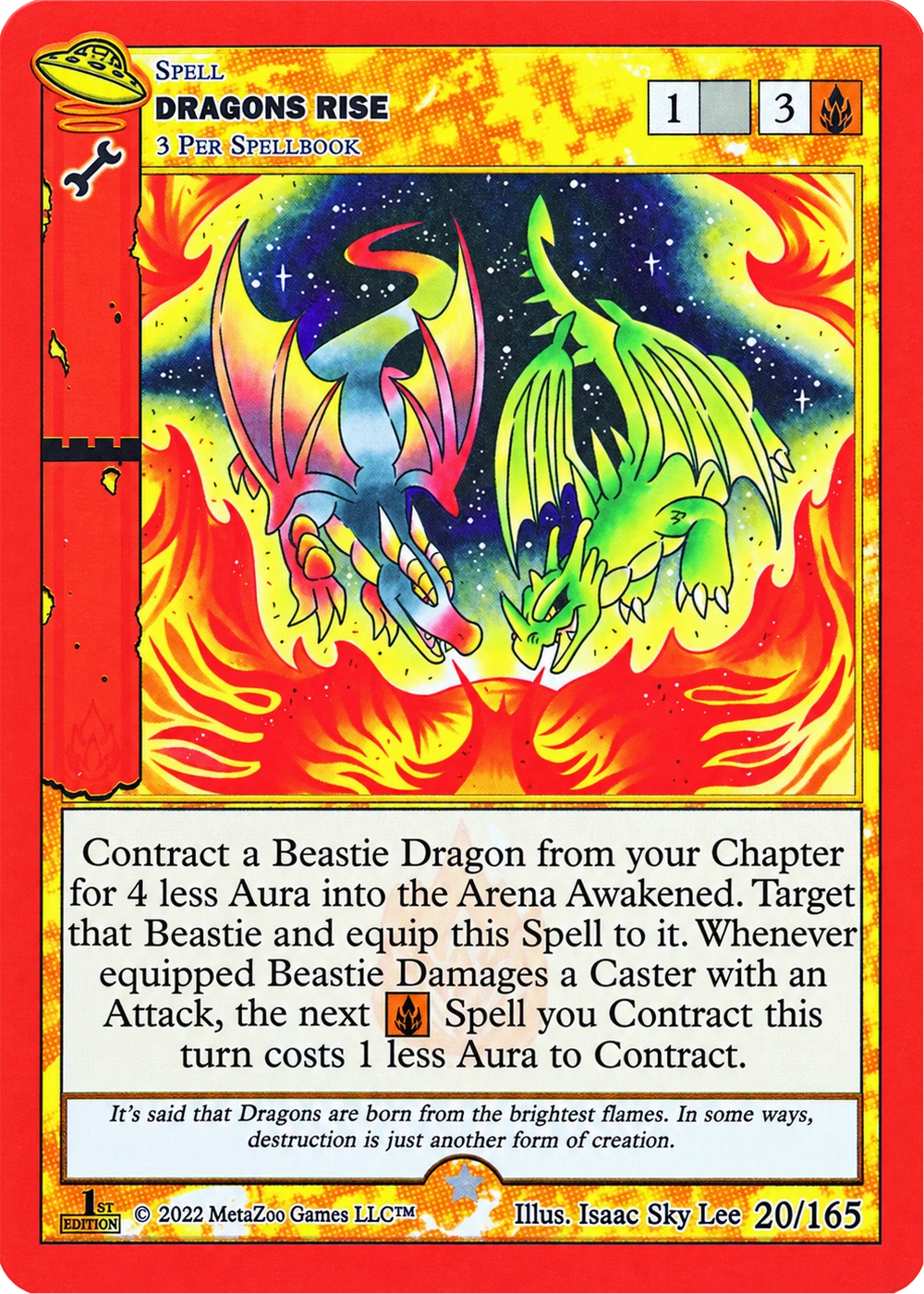 Dragons Rise 20/165 Non-Holo MetaZoo UFO