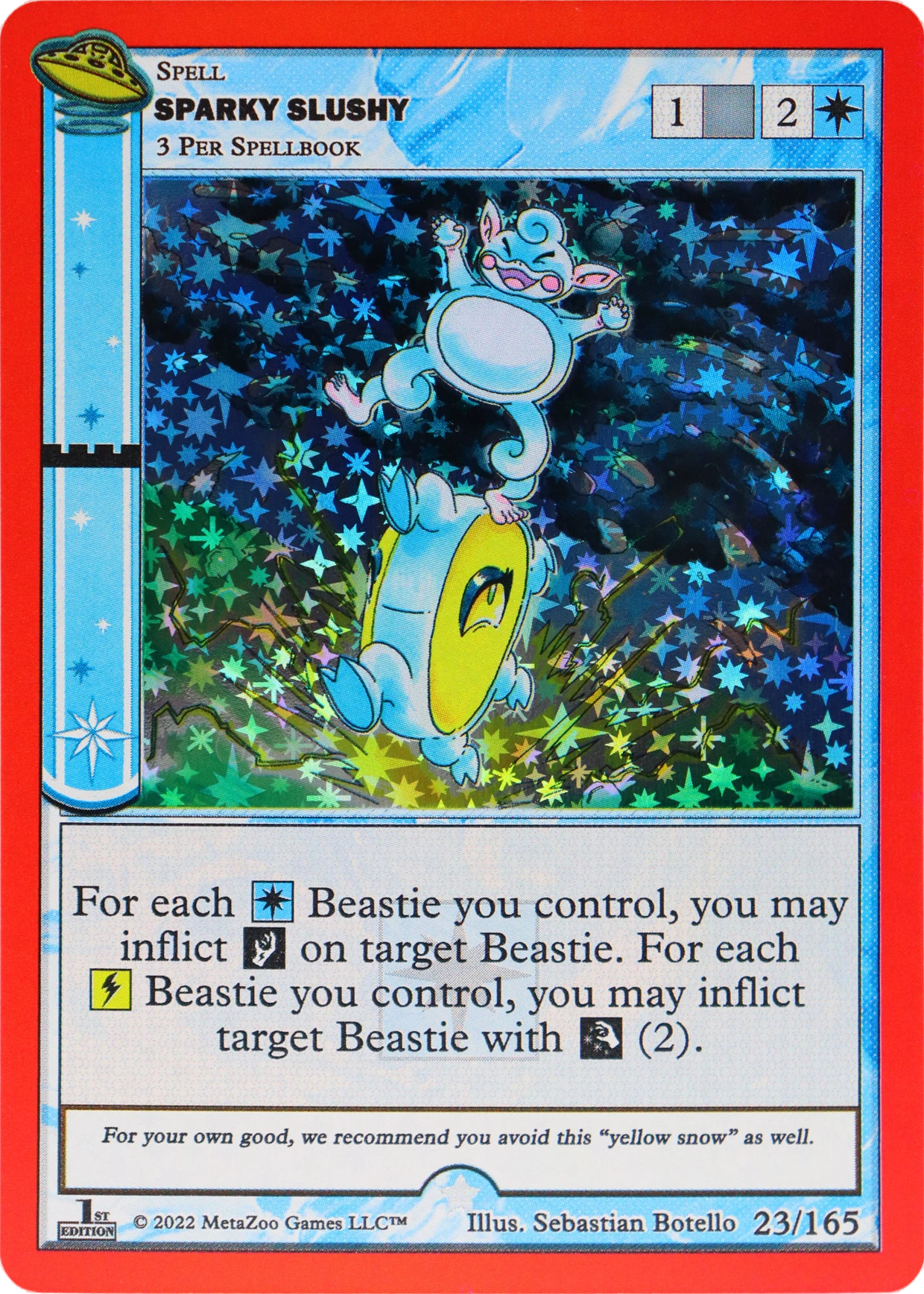 Sparky Slushy 23/165 Full Holo MetaZoo UFO