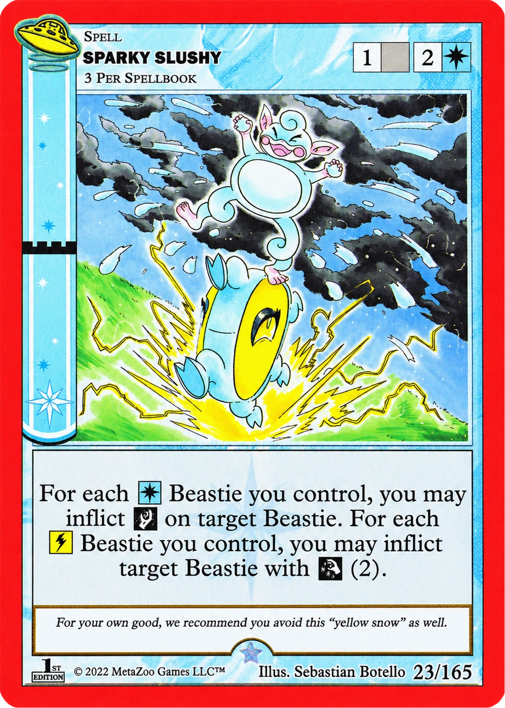 Sparky Slushy 23/165 Non-Holo MetaZoo UFO