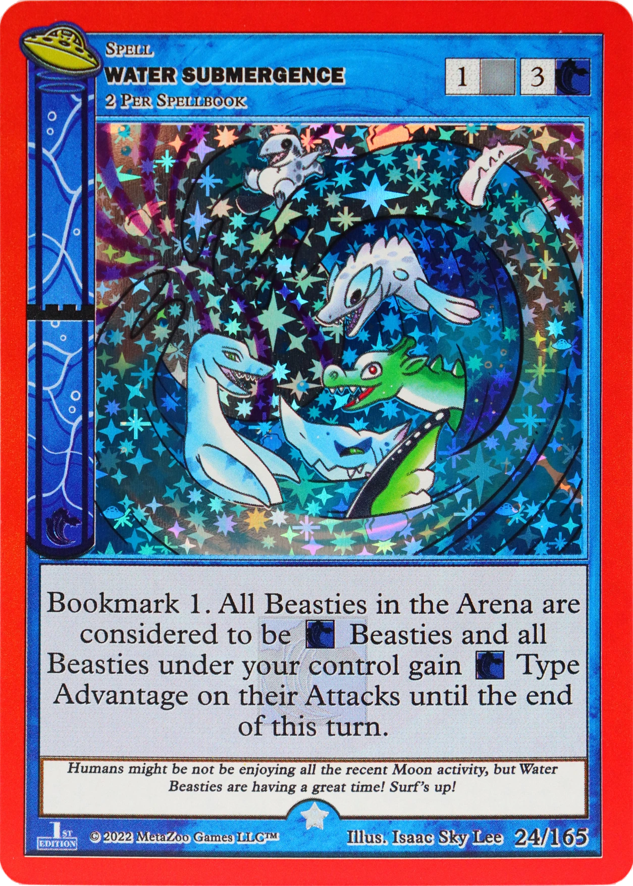 Water Submergence 24/165 Full Holo MetaZoo UFO