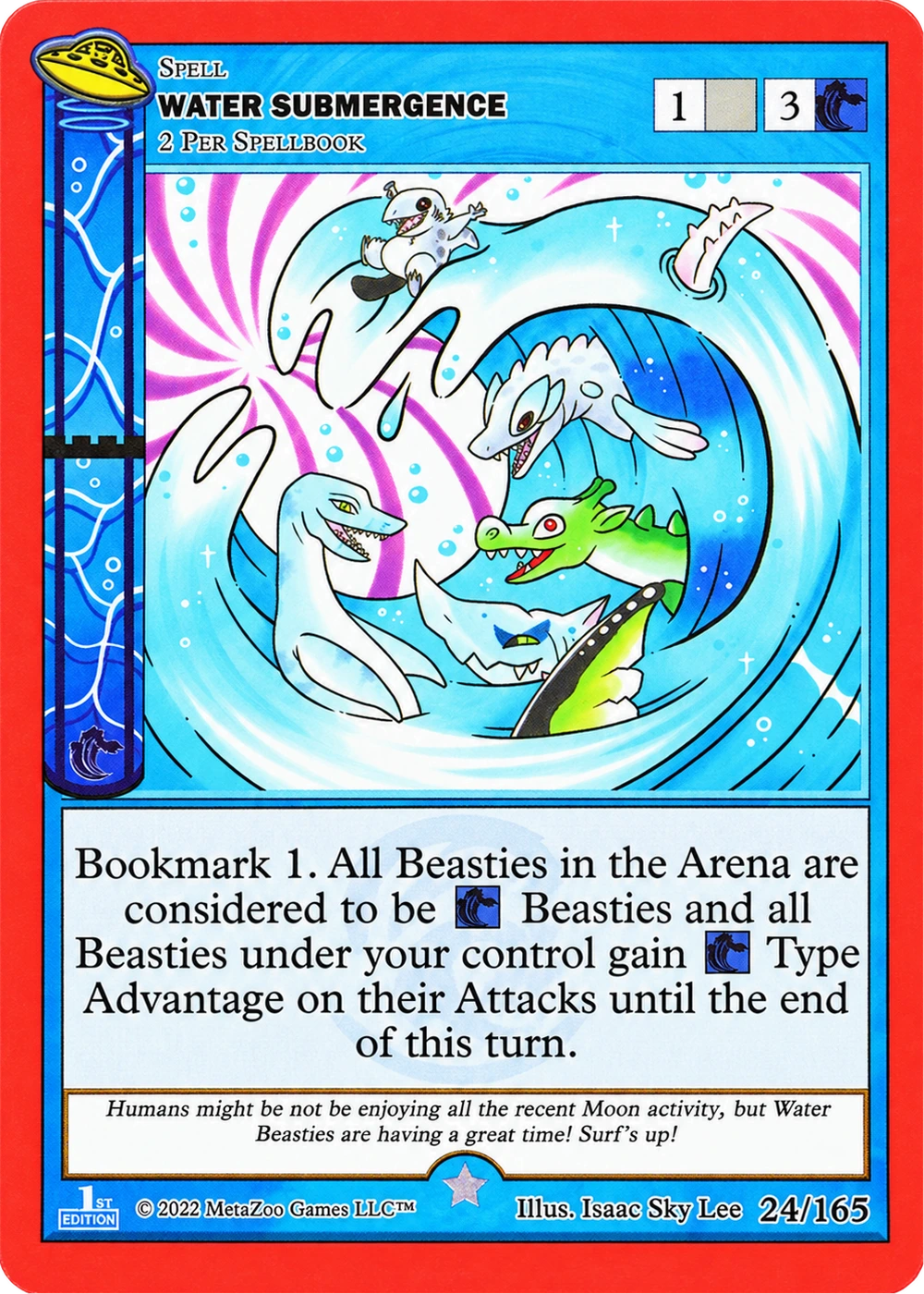 Water Submergence 24/165 Non-Holo MetaZoo UFO