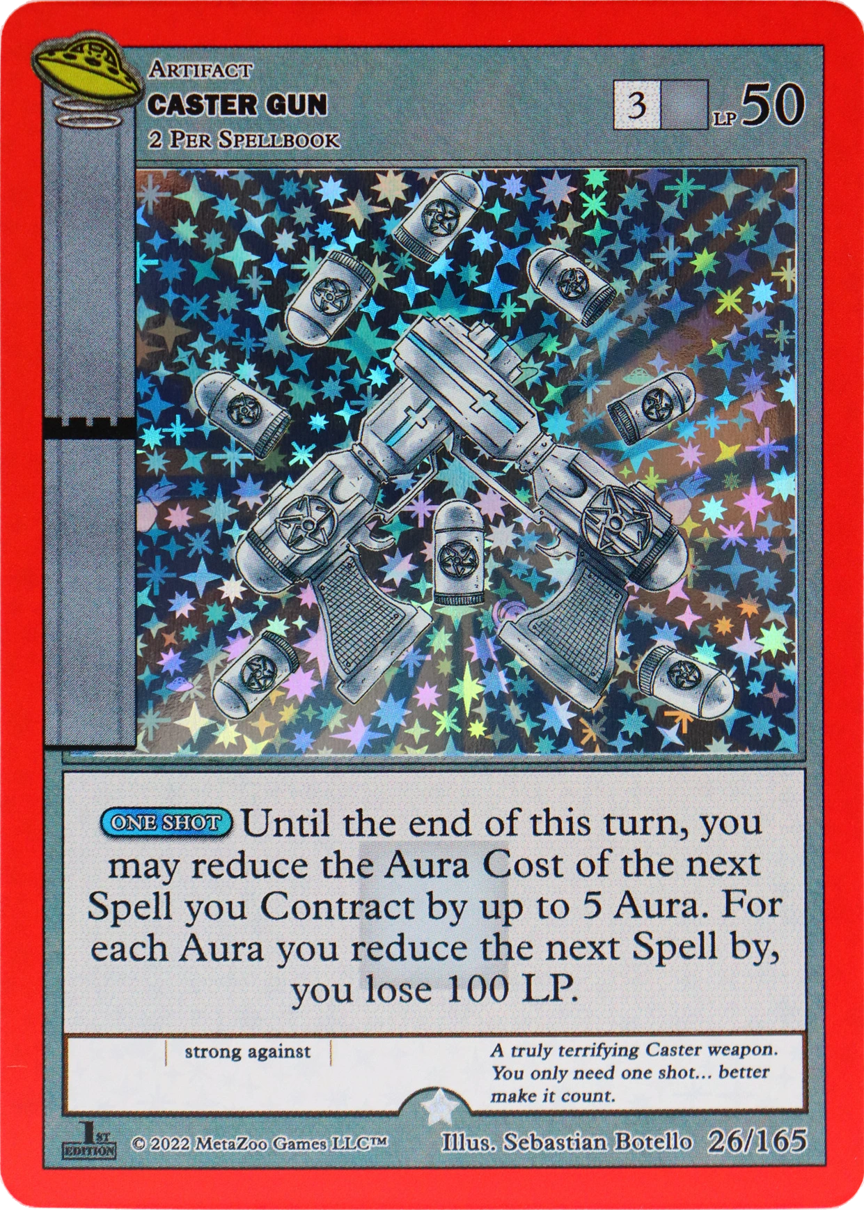 Caster Gun 26/165 Full Holo MetaZoo UFO