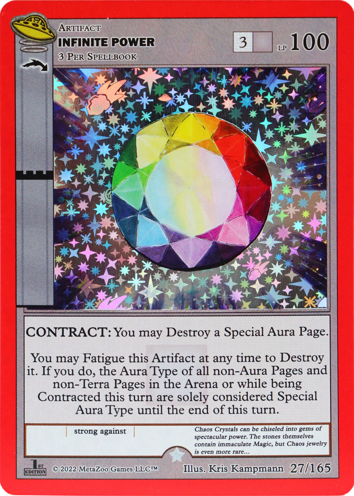 Infinite Power 27/165 Full Holo MetaZoo UFO
