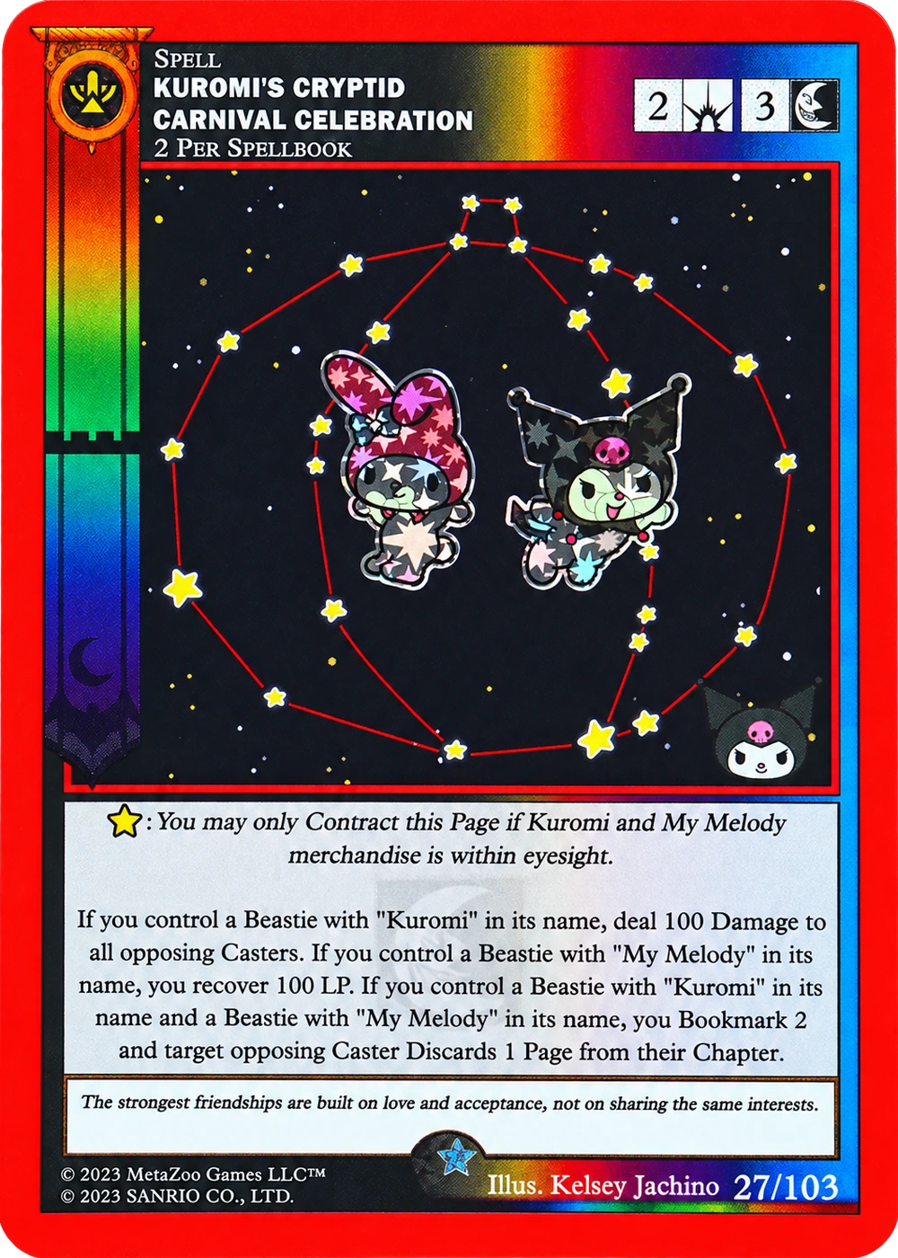 Kuromi's Cryptid Carnival Celebration 27/103 Reverse Holo — Kuromi's Cryptid Carnival