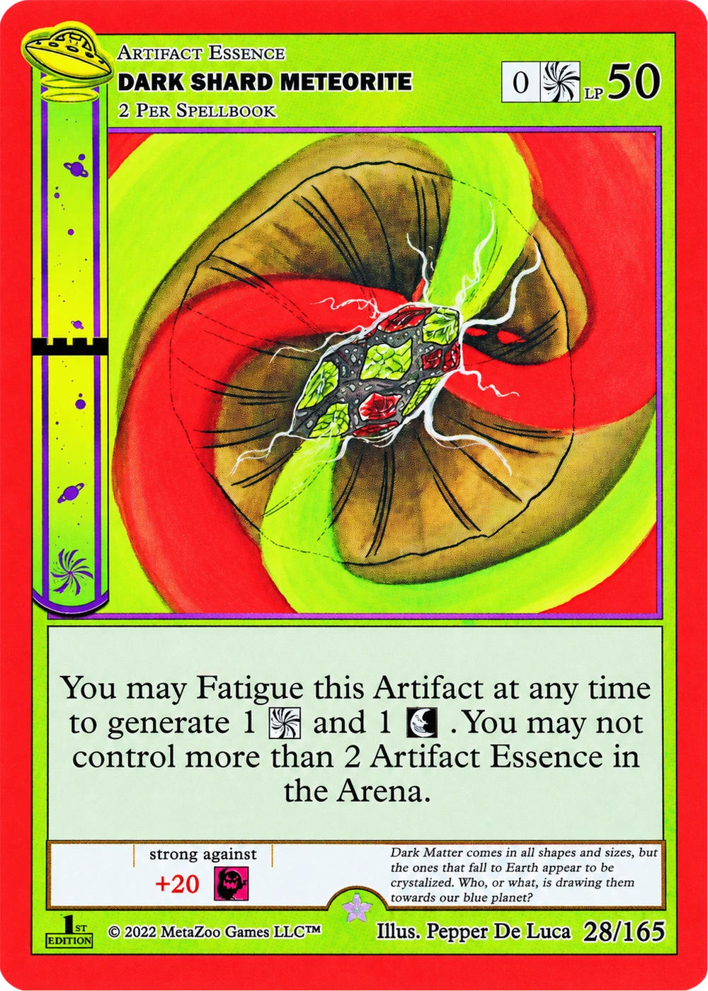 Dark Shard Meteorite 28/165 Non-Holo MetaZoo UFO