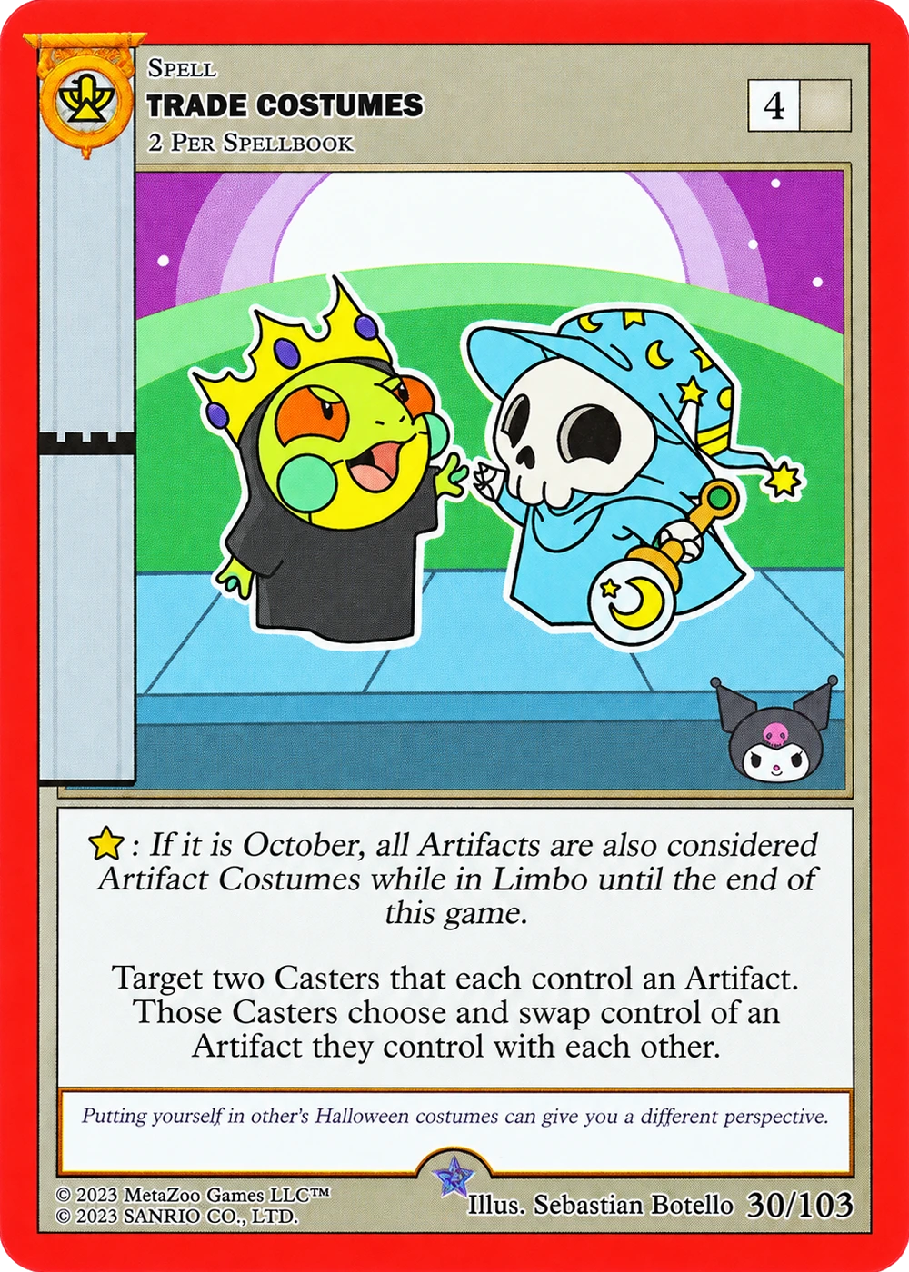 Trade Costumes 30/103 Non-Holo — Kuromi's Cryptid Carnival