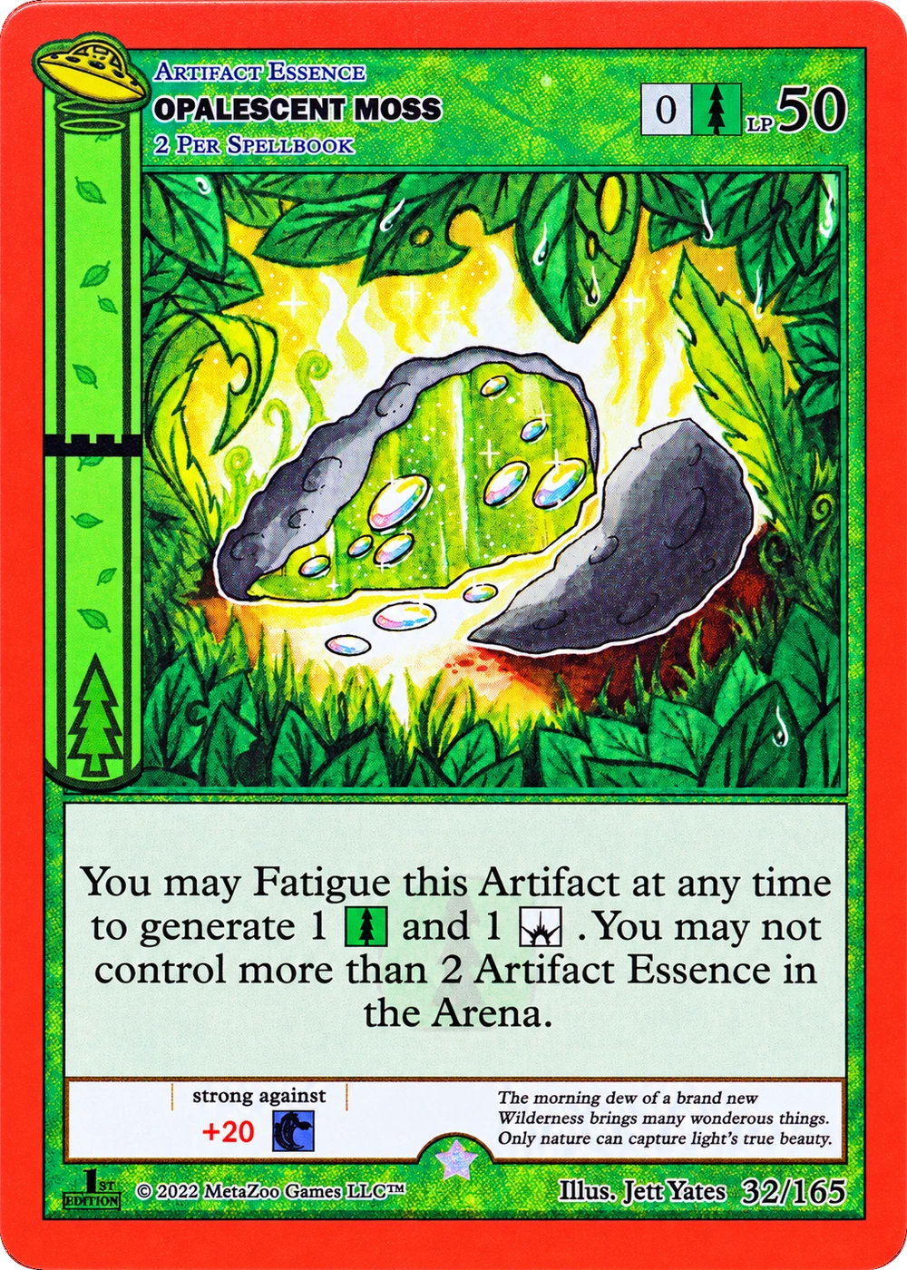 Opalescent Moss 32/165 Non-Holo MetaZoo UFO