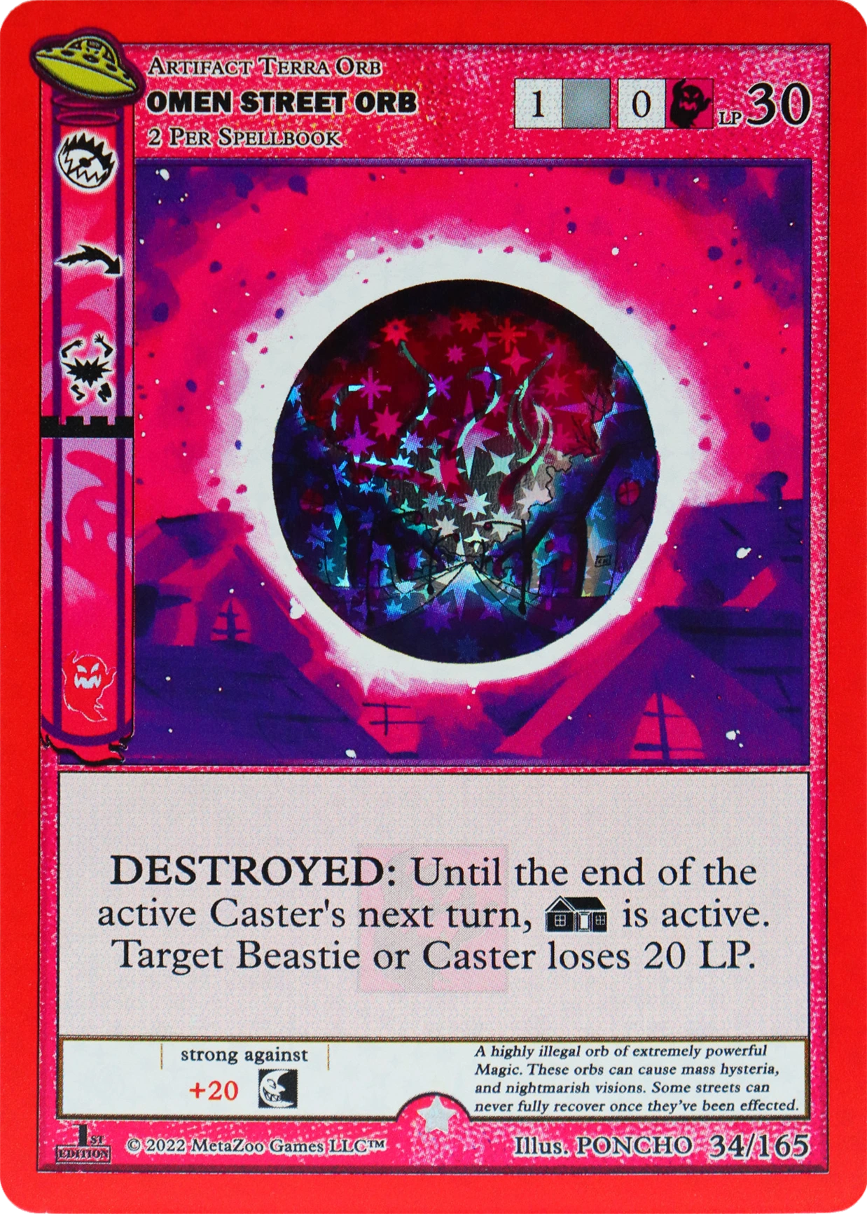 Omen Street Orb 34/165 Reverse Holo MetaZoo UFO