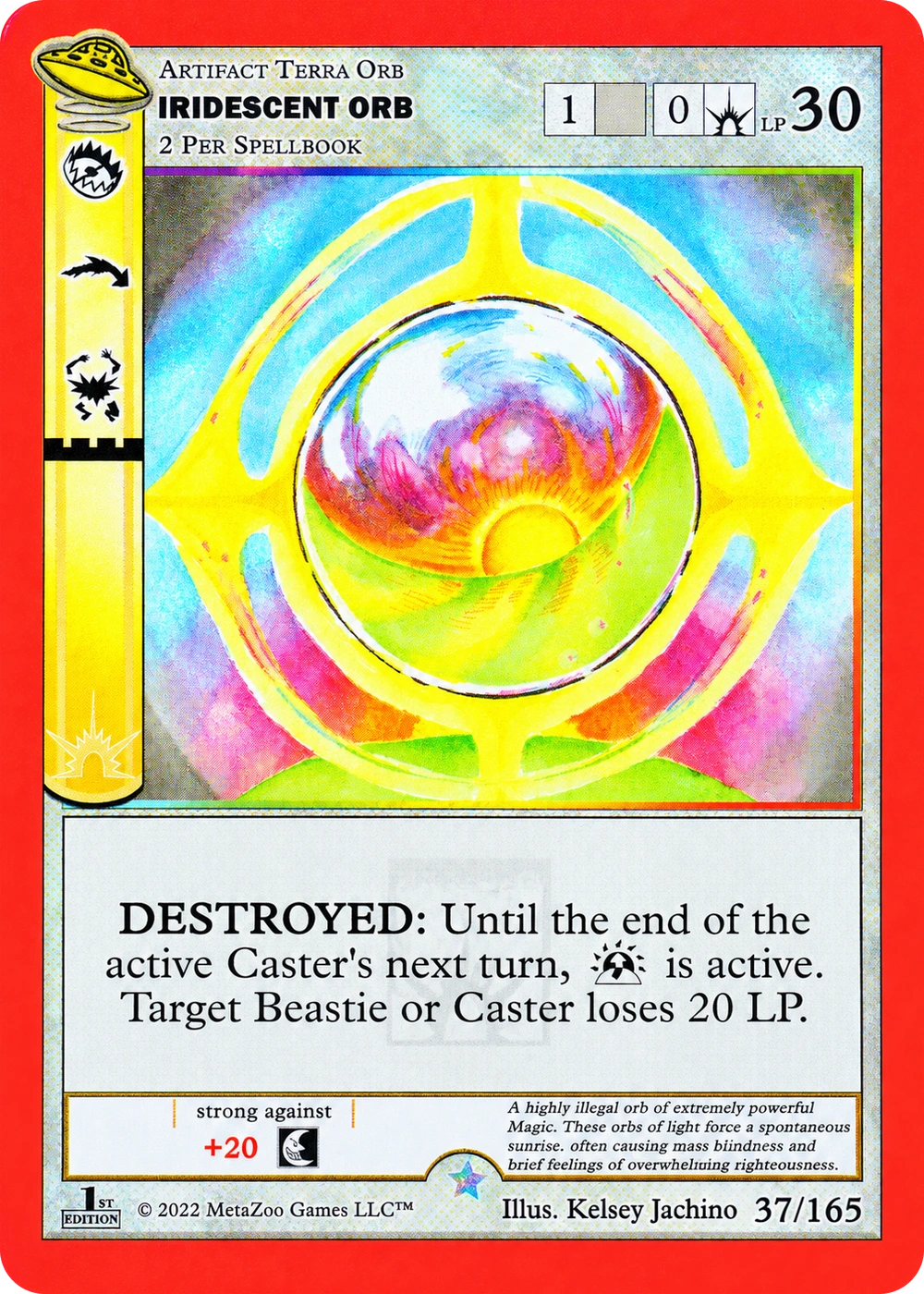 Iridescent Orb 37/165 Non-Holo MetaZoo UFO