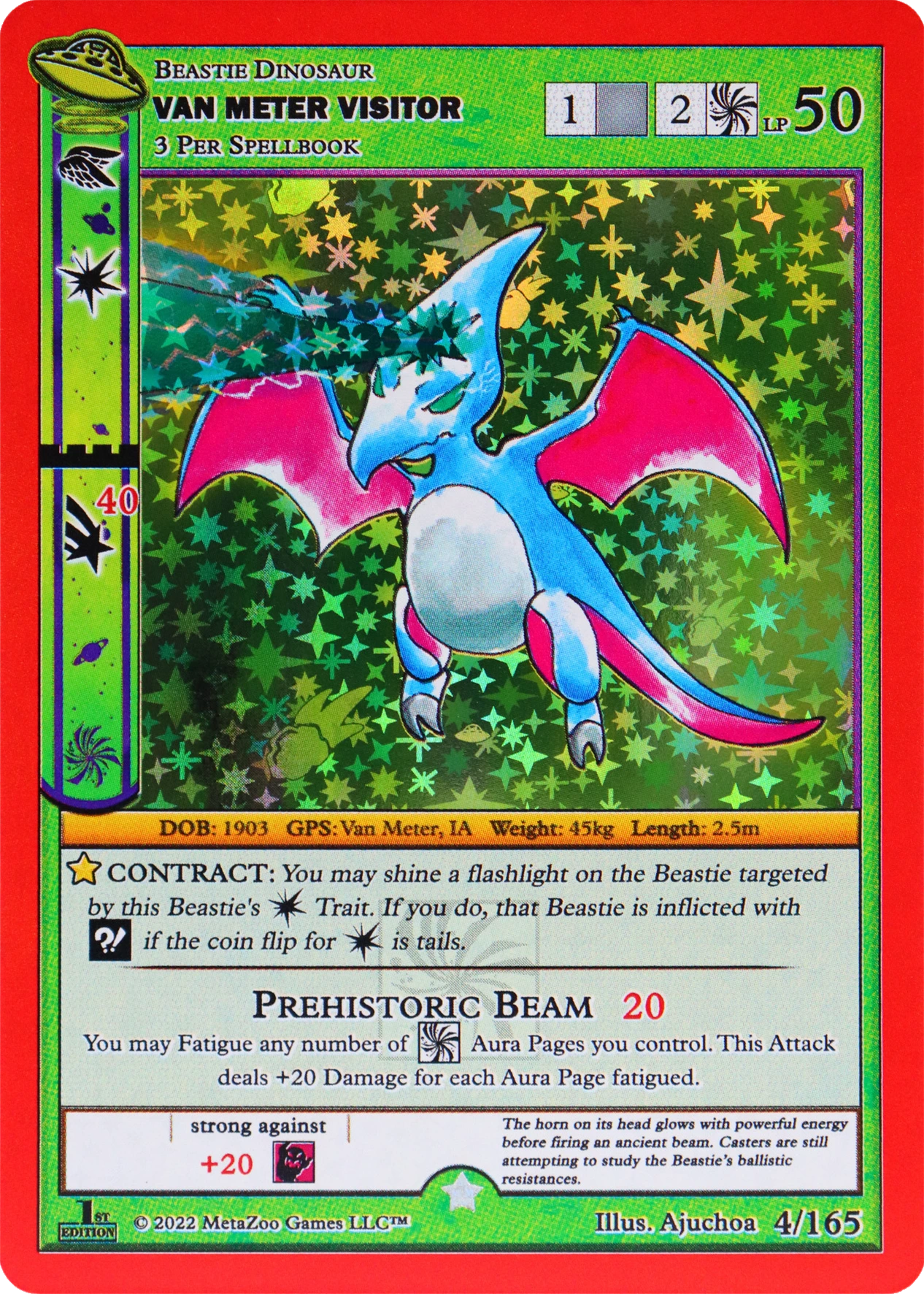 Van Meter Visitor 4/165 Full Holo MetaZoo UFO