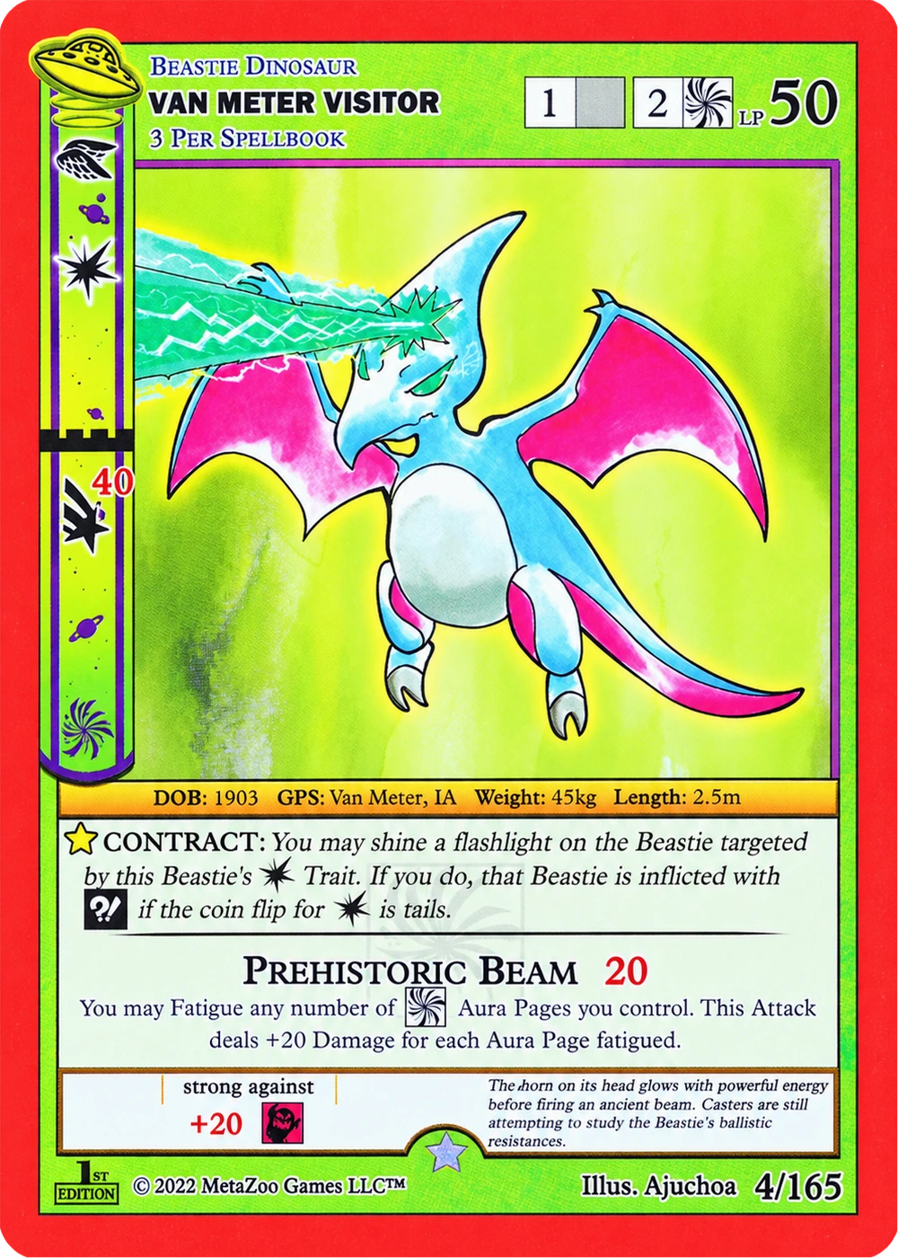 Van Meter Visitor 4/165 Non-Holo MetaZoo UFO