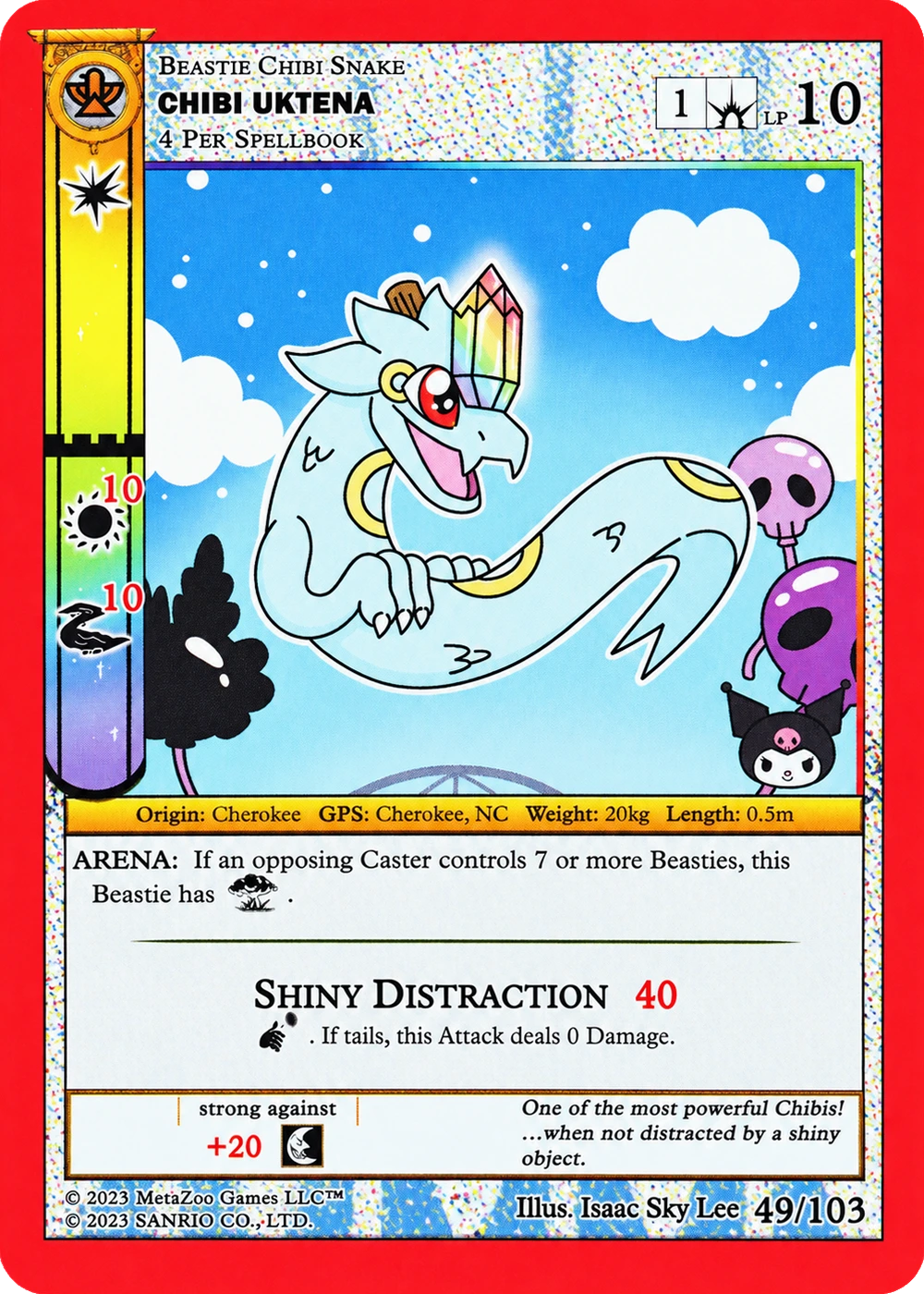Chibi Uktena 49/103 Non-Holo — Kuromi's Cryptid Carnival