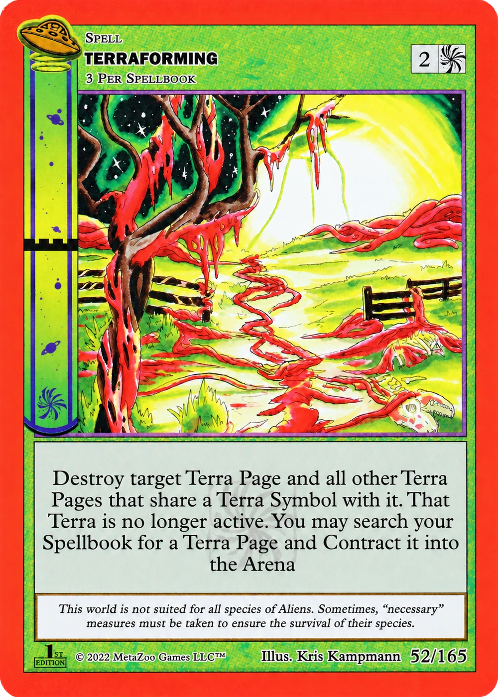 Terraforming 52/165 Non-Holo MetaZoo UFO