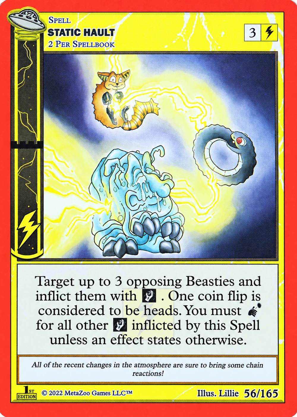Static Hault 56/165 Non-Holo MetaZoo UFO
