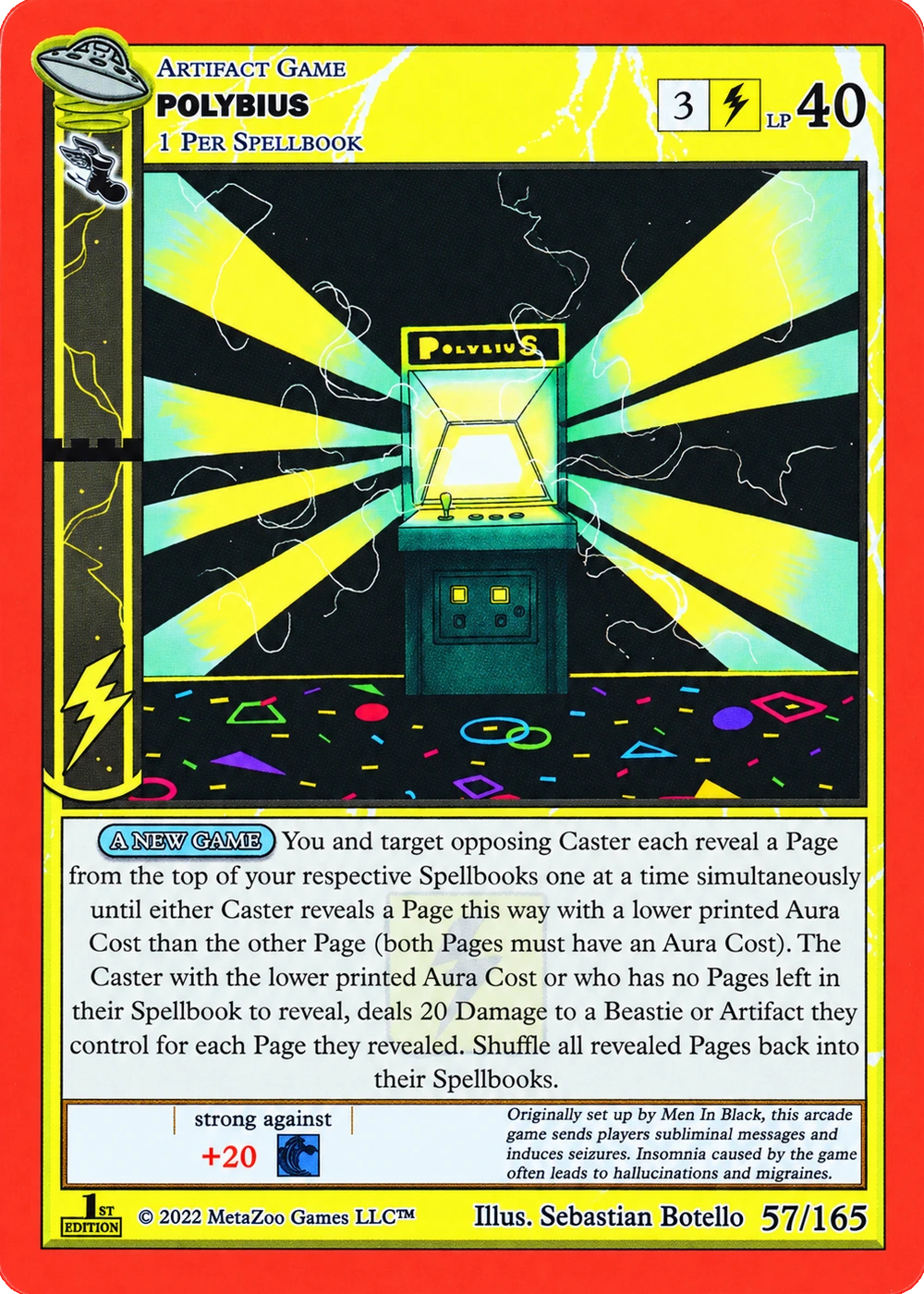 Polybius 57/165 Non-Holo MetaZoo UFO