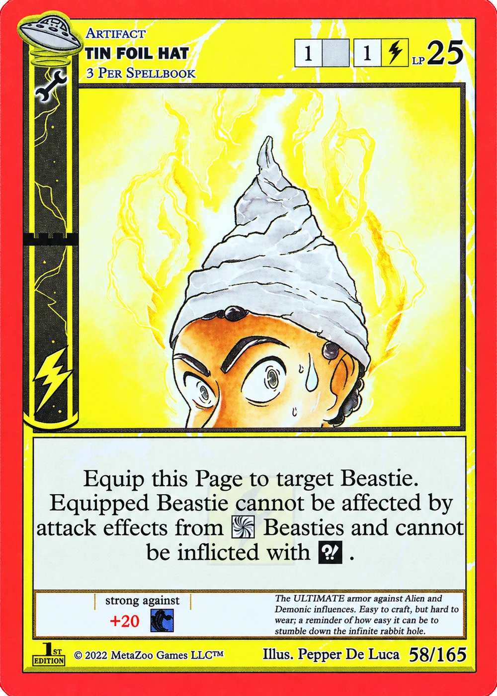 Tin Foil Hat 58/165 Non-Holo MetaZoo UFO