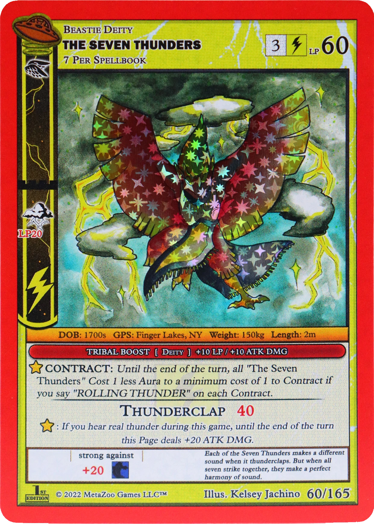 The Seven Thunders 60/165 Reverse Holo MetaZoo UFO