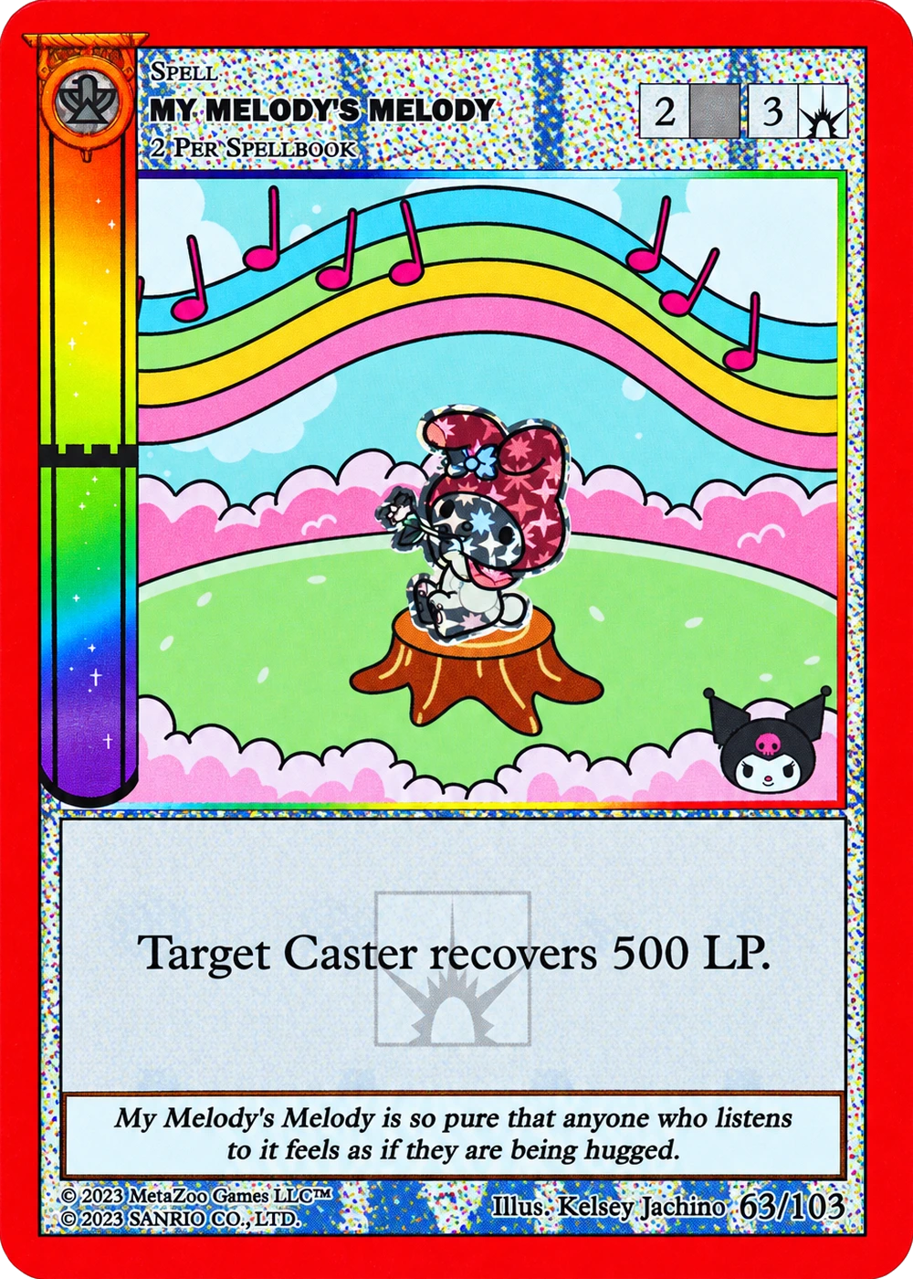 My Melody's Melody 51/103 Reverse Holo — Kuromi's Cryptid Carnival