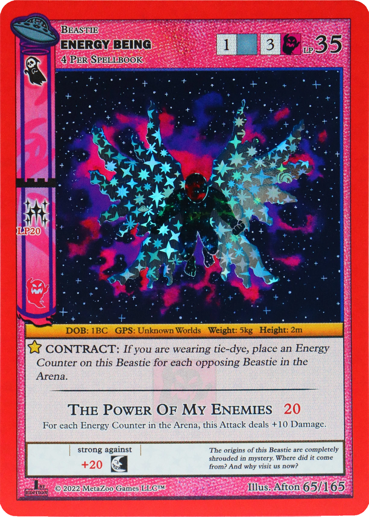 Energy Being 65/165 Reverse Holo MetaZoo UFO