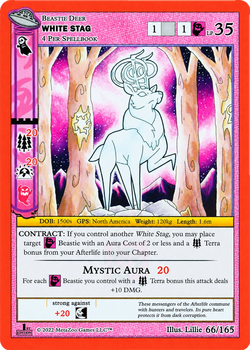 White Stag 66/165 Non-Holo MetaZoo UFO