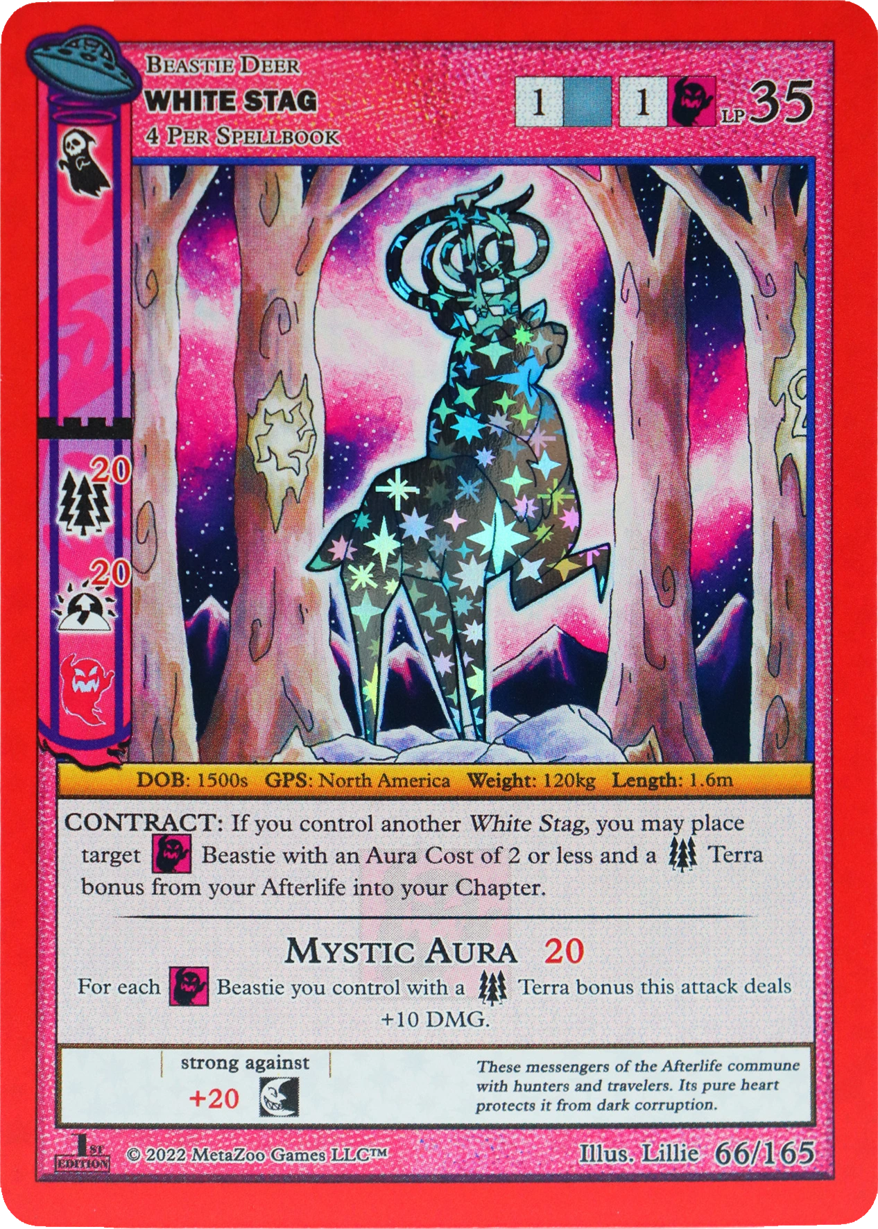 White Stag 66/165 Reverse Holo MetaZoo UFO