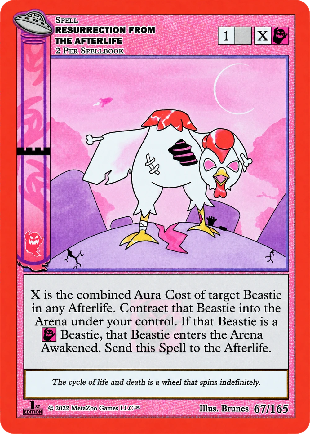Resurrection From The Afterlife 67/165 Non-Holo MetaZoo UFO