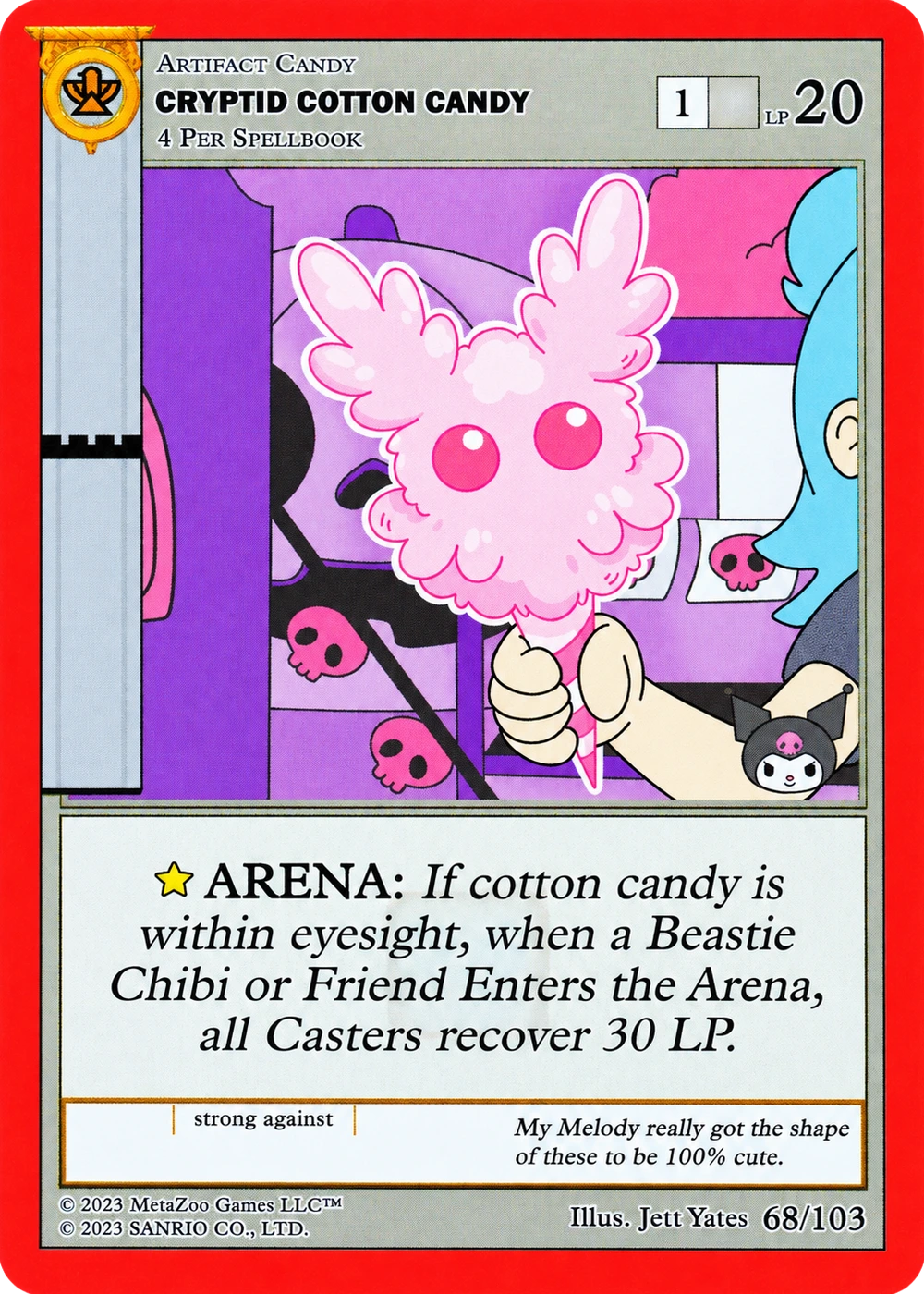 Cryptid Cotton Candy 68/103 Non-Holo — Kuromi's Cryptid Carnival