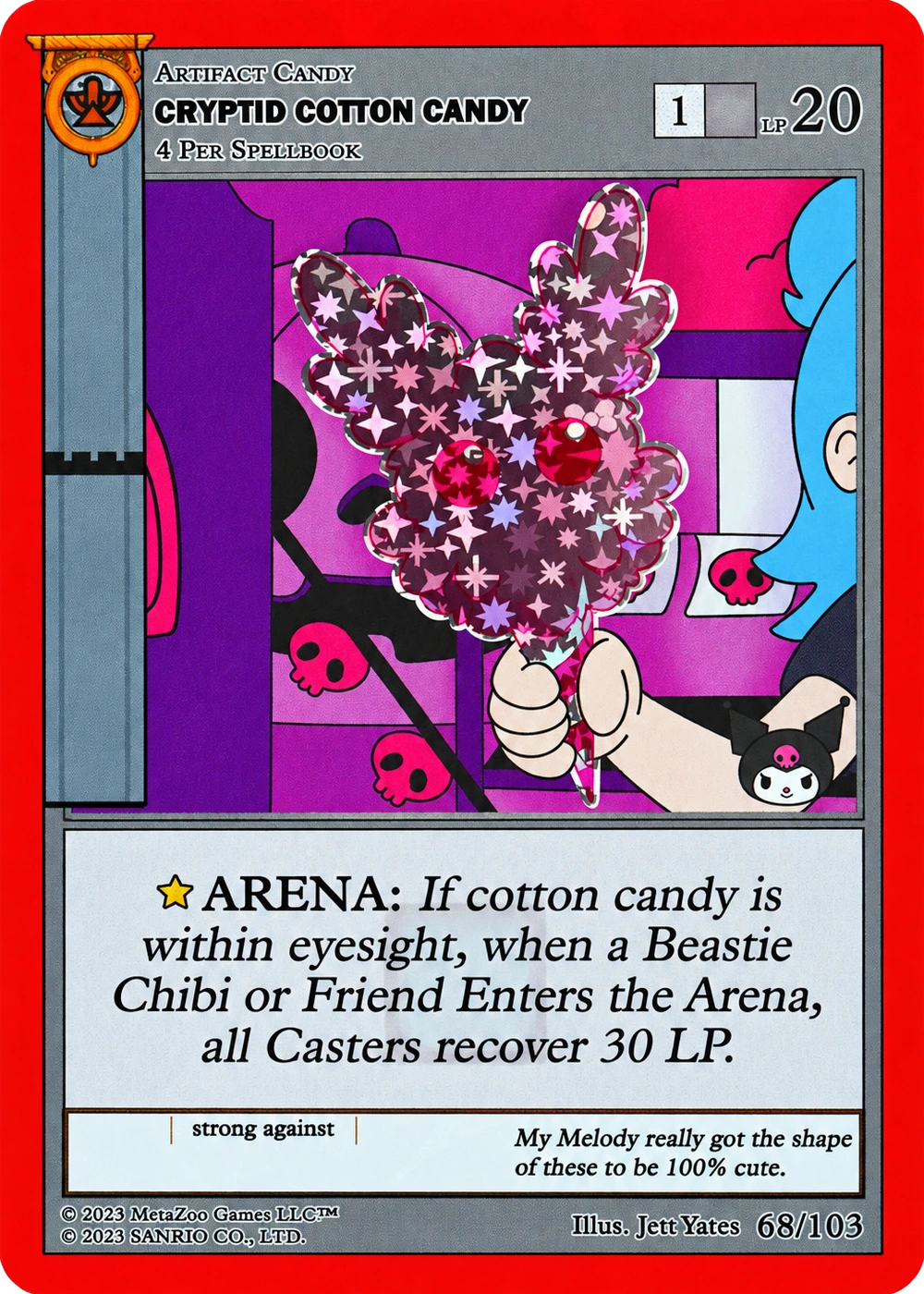Cryptid Cotton Candy 68/103 Reverse Holo — Kuromi's Cryptid Carnival